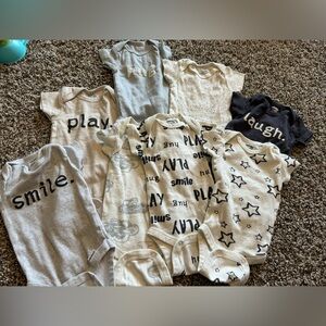 Infant Onesies - 8 pair - 0/3m
